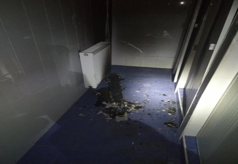 FOTO | Incendiu la Spitalul CFR din Cluj