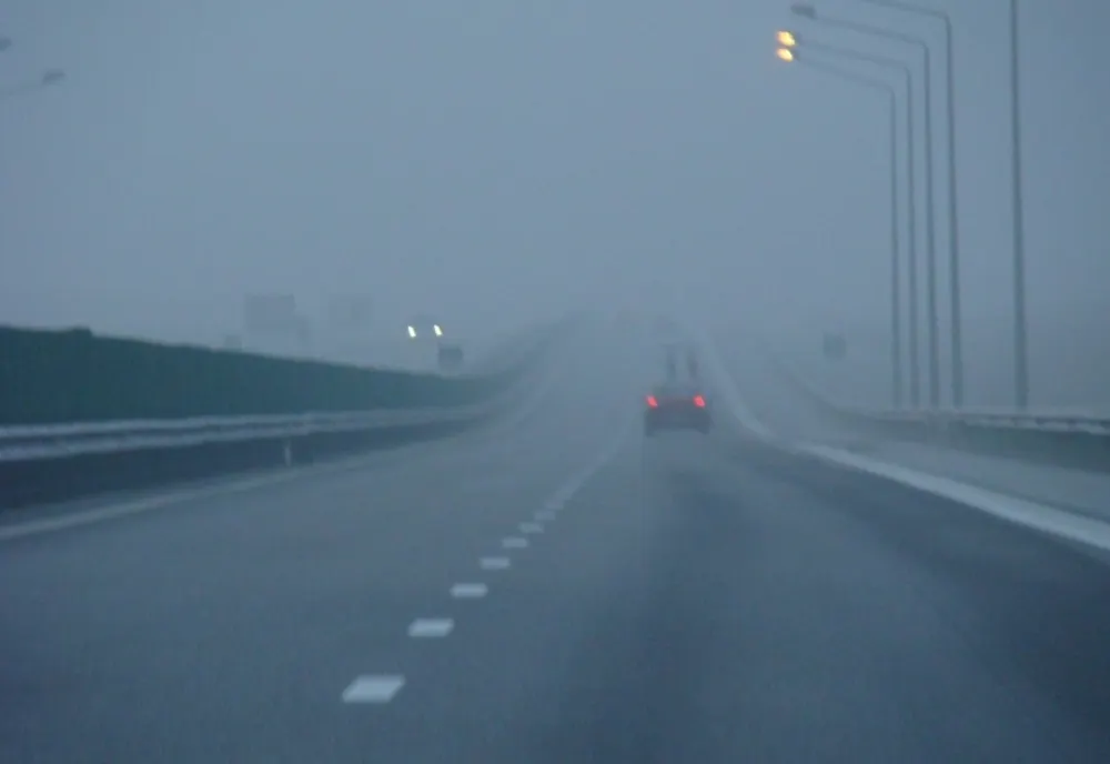 Atenție, șoferi! Ceață densă pe Autostrada București - Constanța