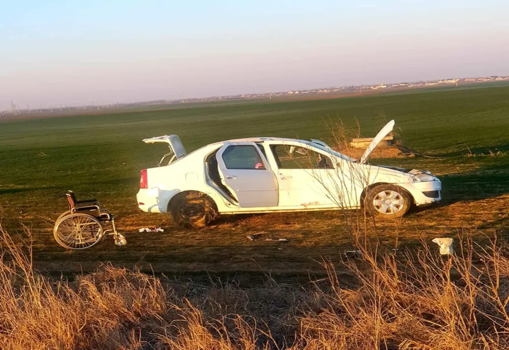 Accident grav în Ialomița. Două persoane rănite