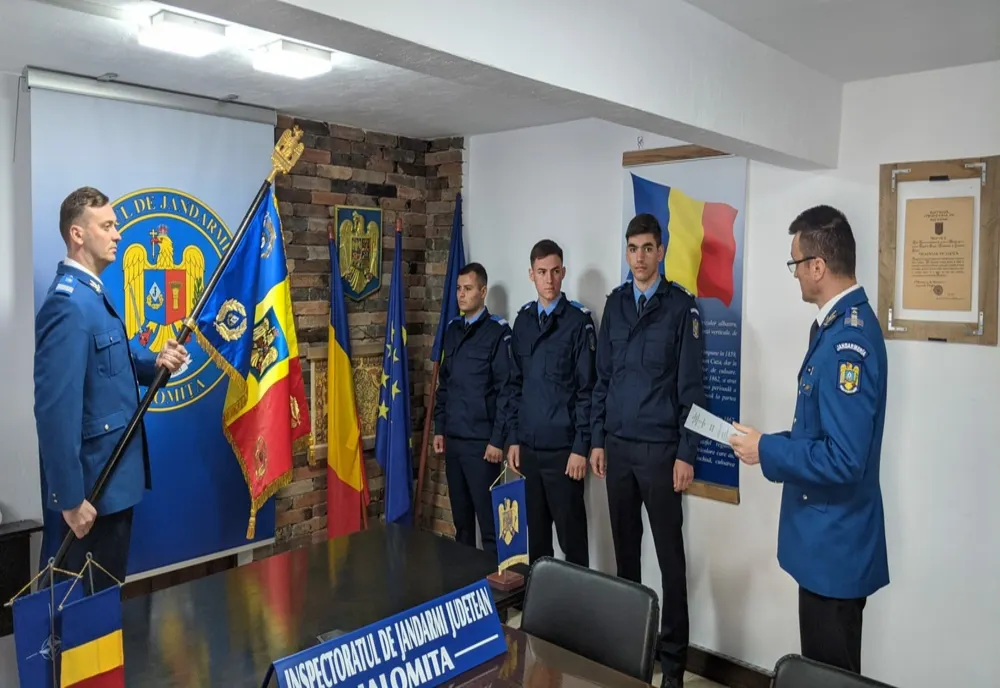 Elevii de ieri, azi jandarmi ialomițeni 