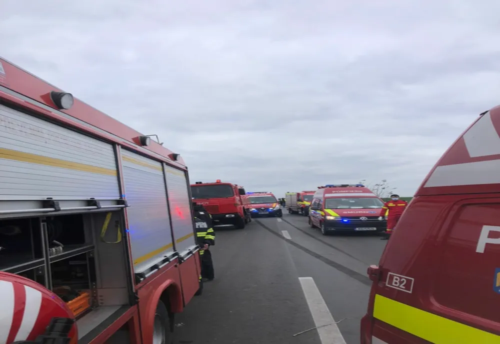 Trei persoane rănite într-un accident la Slobozia Nouă