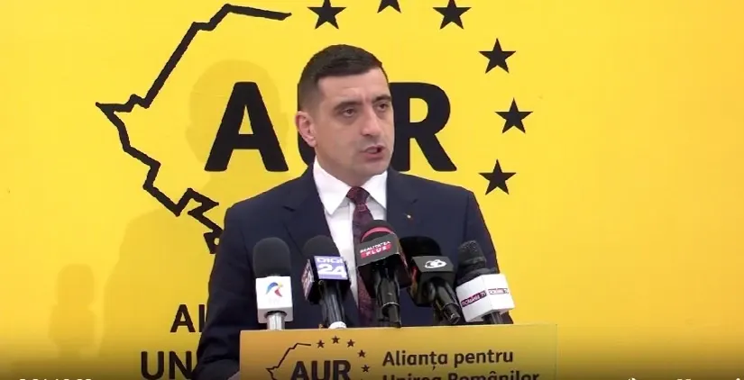 George Simion anunță că AUR nu votează Guvernul Veștea: „Nu va beneficia de susținerea parlamentarilor AUR”