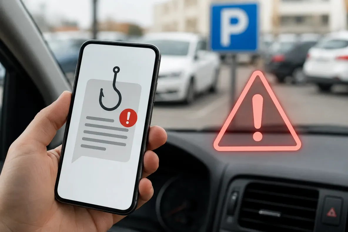Alertă privind SMS-urile false despre plata parcării. Anunț pentru șoferi asupra unei noi metode de fraudă online
