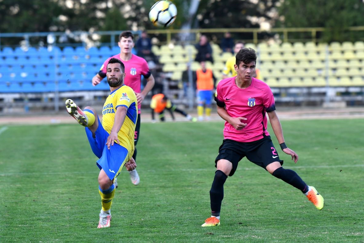 Unirea Slobozia pierde la limită primul meci în care nu înscrie