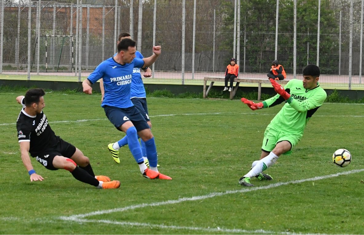 Unirea Slobozia înscrie doar o dată la Chiscani dar ratează o duzină de ocazii