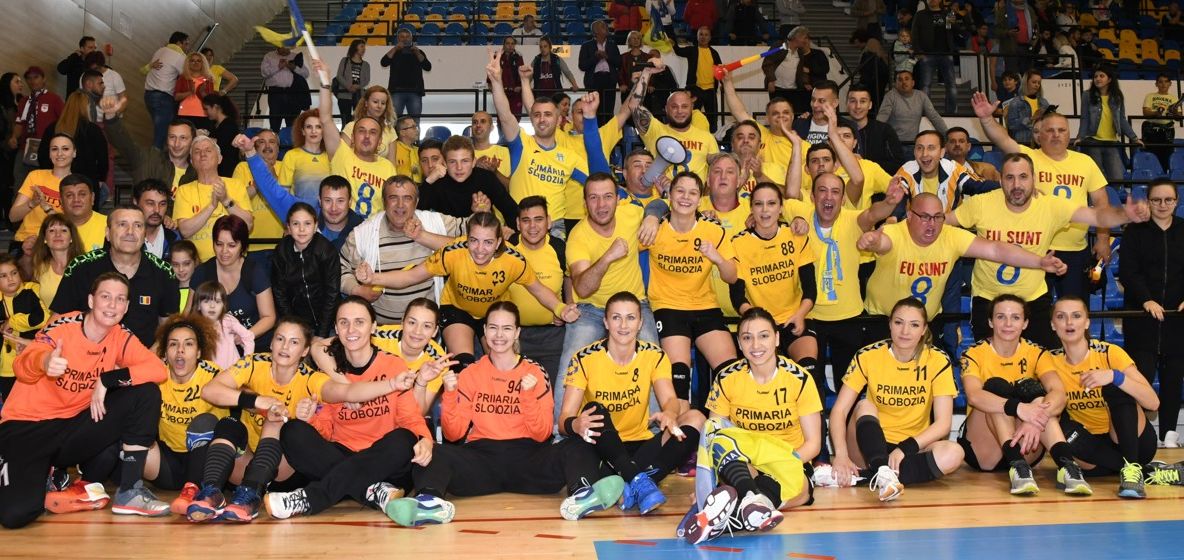Echipa feminină de handbal HCM Slobozia a promovat în Liga Florilor