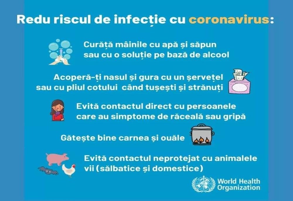 Serviciul de Ambulanță România - sfaturi pentru a preveni infecția cu noul coronavirus