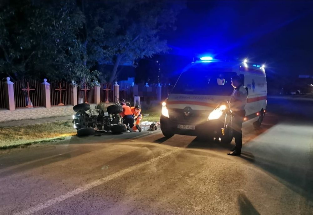 Ialomița. Accident cumplit. Un bărbat a murit după ce s-a răsturnat cu ATV-ul