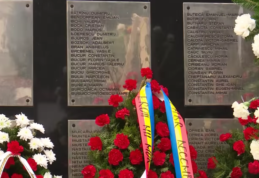 Slujbe de pomenire a eroilor Revoluţiei din 1989, în toată țara