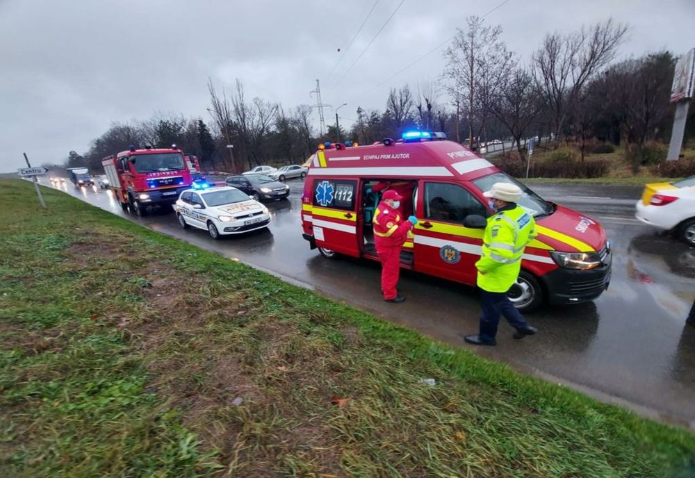 FOTO| Accident cu două victime la Slobozia  