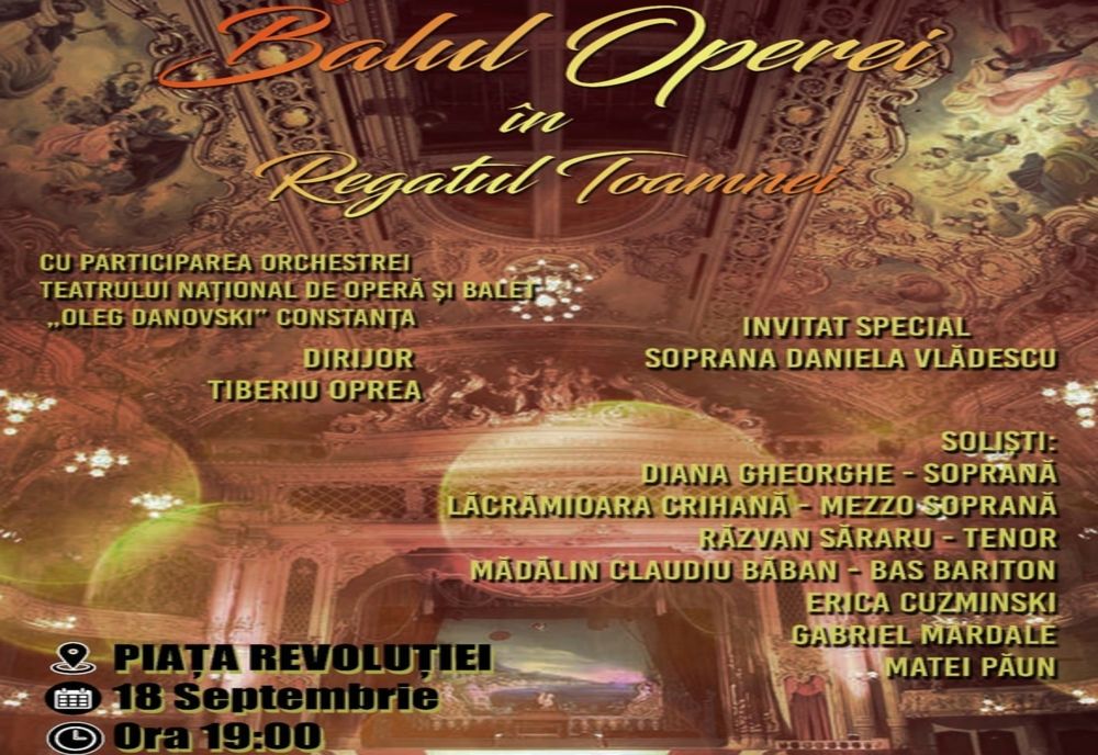 “Balul Operei în Regatul Toamnei” la Slobozia