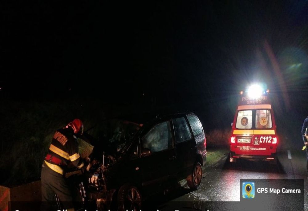 Accident rutier la Movila. O persoană rănită