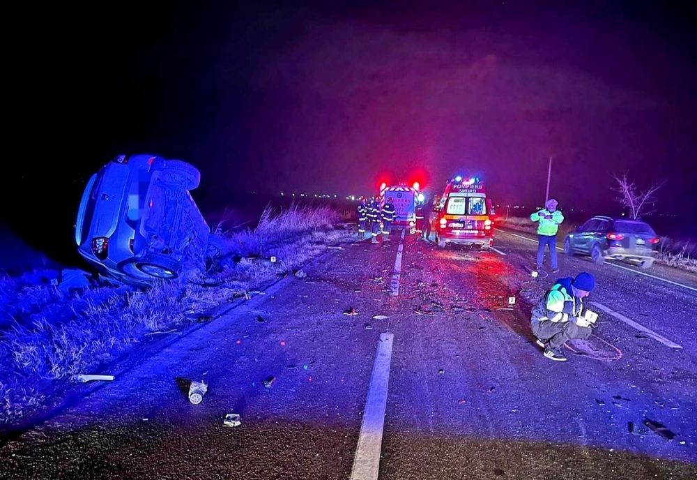Accident rutier violent pe DN2: Un mort și doi răniți