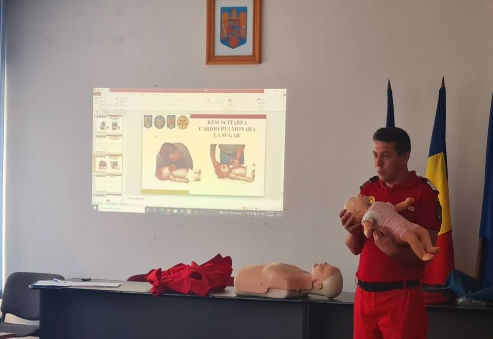 Polițiștii ialomițeni participă la cursuri de prim ajutor