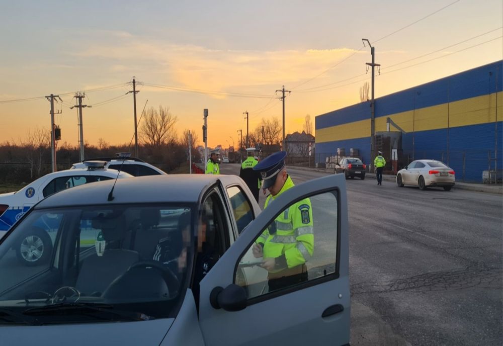 Razie a polițiștilor în Slobozia. Zeci de amenzi în doar două ore