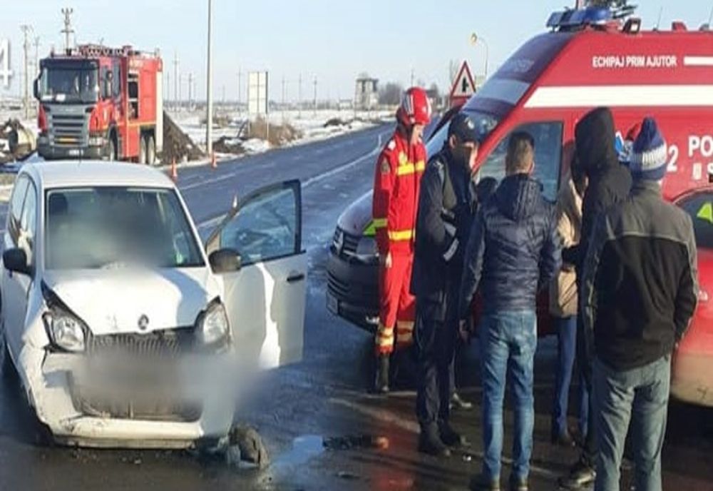 FOTO Impact violent pe DN21. O victimă