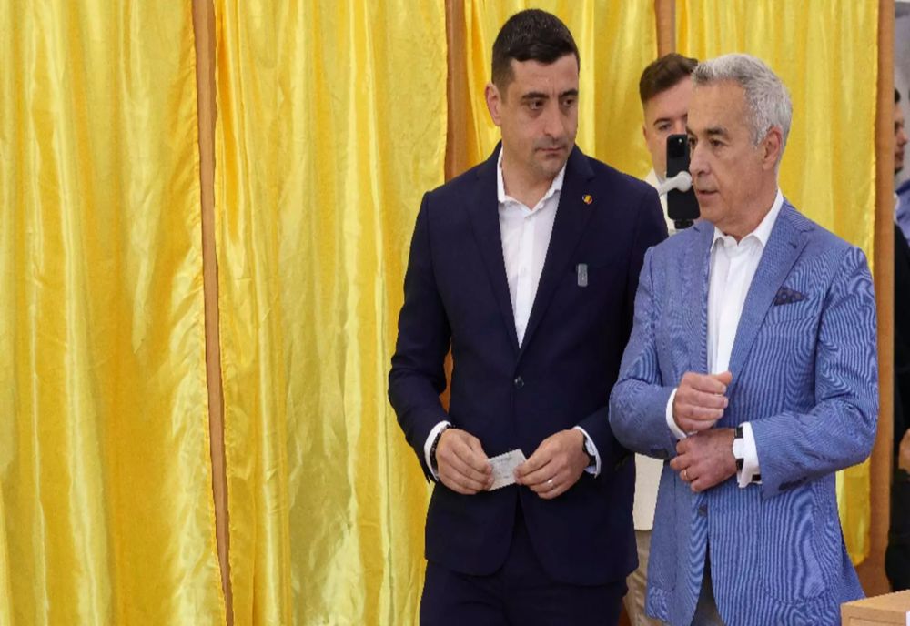 GEORGE SIMION, LA VOT ALĂTURI DE CĂLIN GEORGESCU: SUNTEM AICI CU O SINGURĂ DORINȚĂ - SĂ FACEM DREPTATE OPORULUI ROMÂN