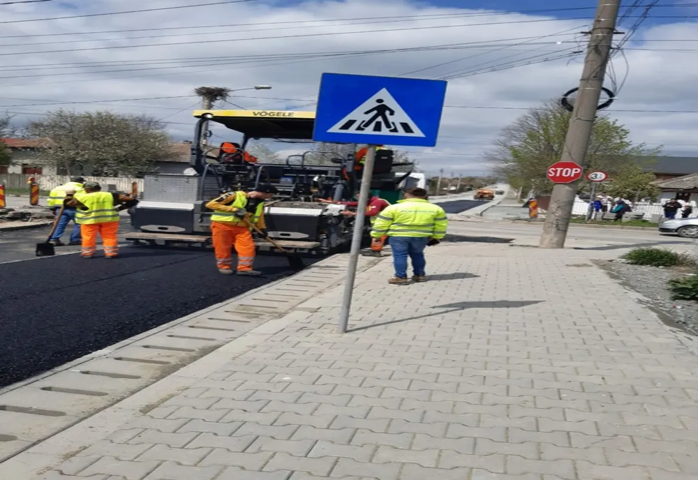 Străzi din Fetești asfaltate cu fonduri europene