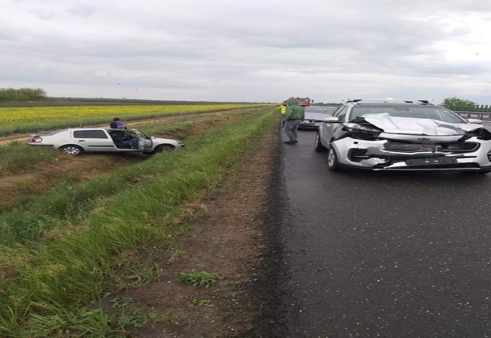 Accident rutier pe Autostrada Soarelui