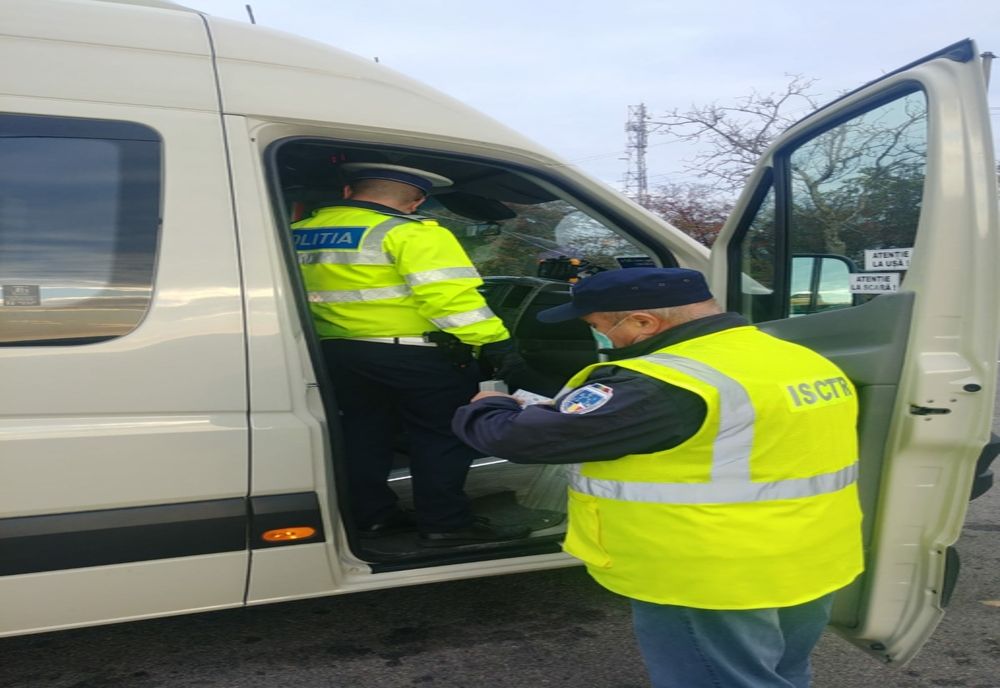 Zeci de societăți comerciale și mijloace de transport în comun din județul Ialomița, verificate de oamenii legii