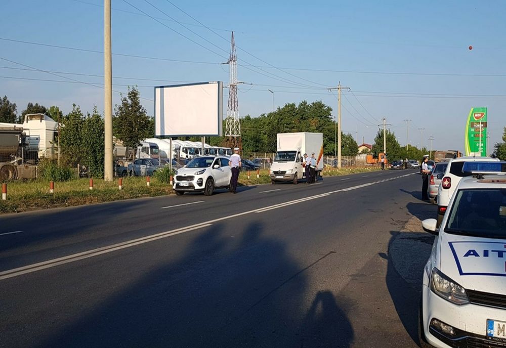 Atenție șoferi! Desfășurare de forțe ale poliției pe străzi