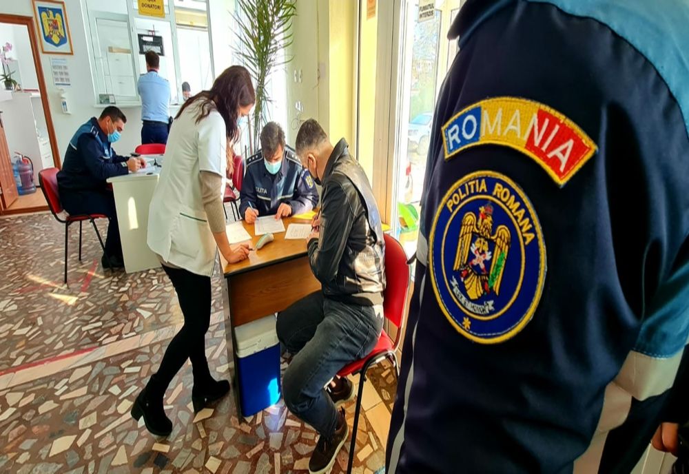 Polițiștii mobilizați la Centrul de Transfuzie Sanguină 