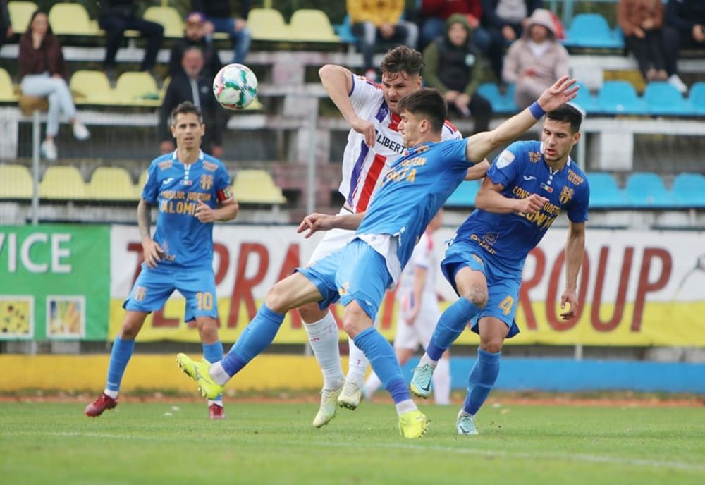 Oțelul a pierdut la Slobozia și a coborât pe locul 6