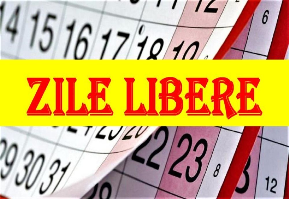 Încă 2 zile LIBERE pentru anul viitor