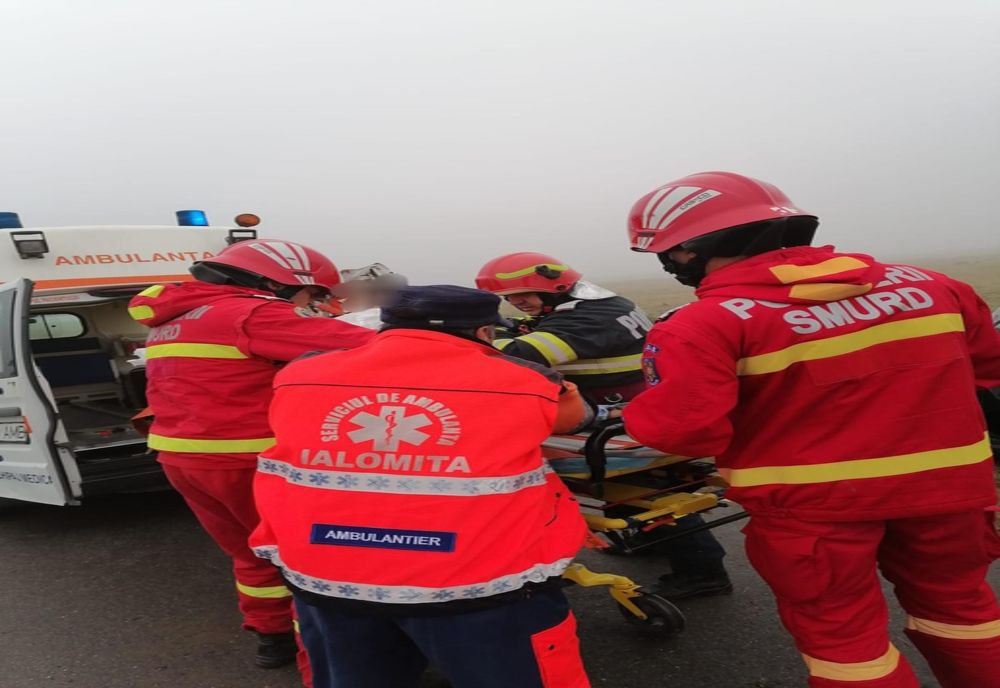 Accident grav în Ialomița. Trei victime, dintre care una încarcerată