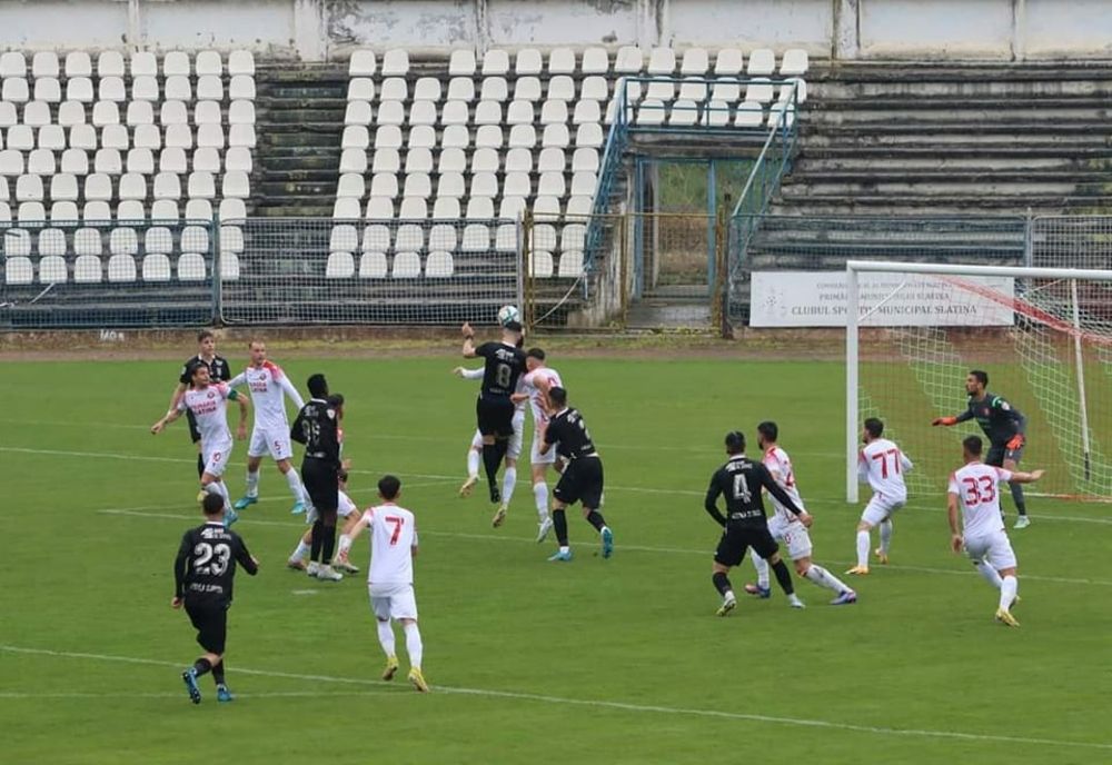 Remiză albă între CSM Slatina și Unirea Slobozia