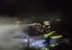 FOTO| Incendiu puternic la Drăgoești .O femeie transportată de urgență la spital