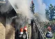 Incendiu casă Manasia. O persoană cu atac de panică
