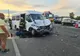 Accident cu 13 victime, la Lețcani! Impact puternic între o camionetă şi un microbuz
