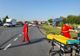 Pieton spulberat de o autoutilitară pe DN2. Intervine elicopterul SMURD