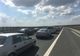 Autoutilitară răsturnată pe Autostrada Soarelui. Coloană de mașini