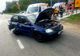 FOTO Impact violent între două mașini. O victimă încarcerată