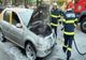 Incendiu autoturism, panică pe stradă